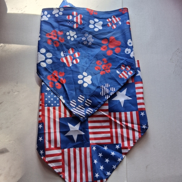 Other - 2 Patriotic Pet Bandanas